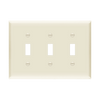 Toggle Switch Three-Gang Mid-Size Wall Plate | ENERLITES 8813M