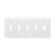 5-Gang Toggle Switch Wall Plate | Residential Grade