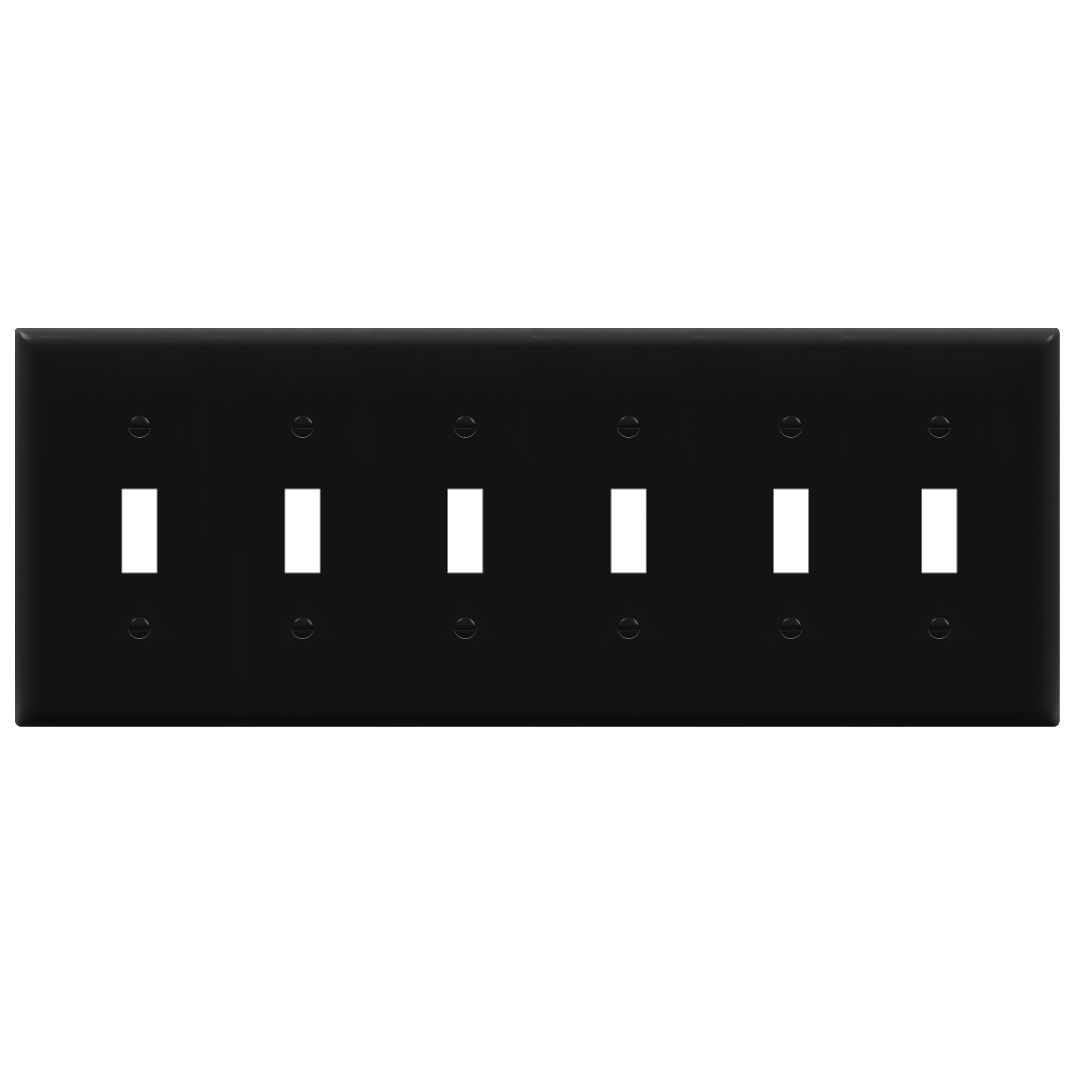 Enerlites 8816 six-gang toggle switch wall plate
