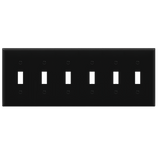 Enerlites 8816 six-gang toggle switch wall plate