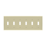 Enerlites 8816 six-gang toggle switch wall plate