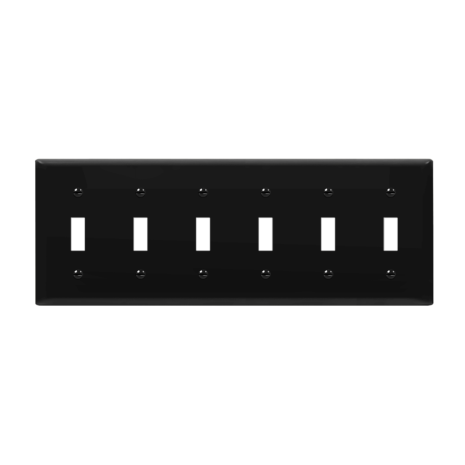 ENERLITES 8816M mid-size six-gang toggle switch wall plate