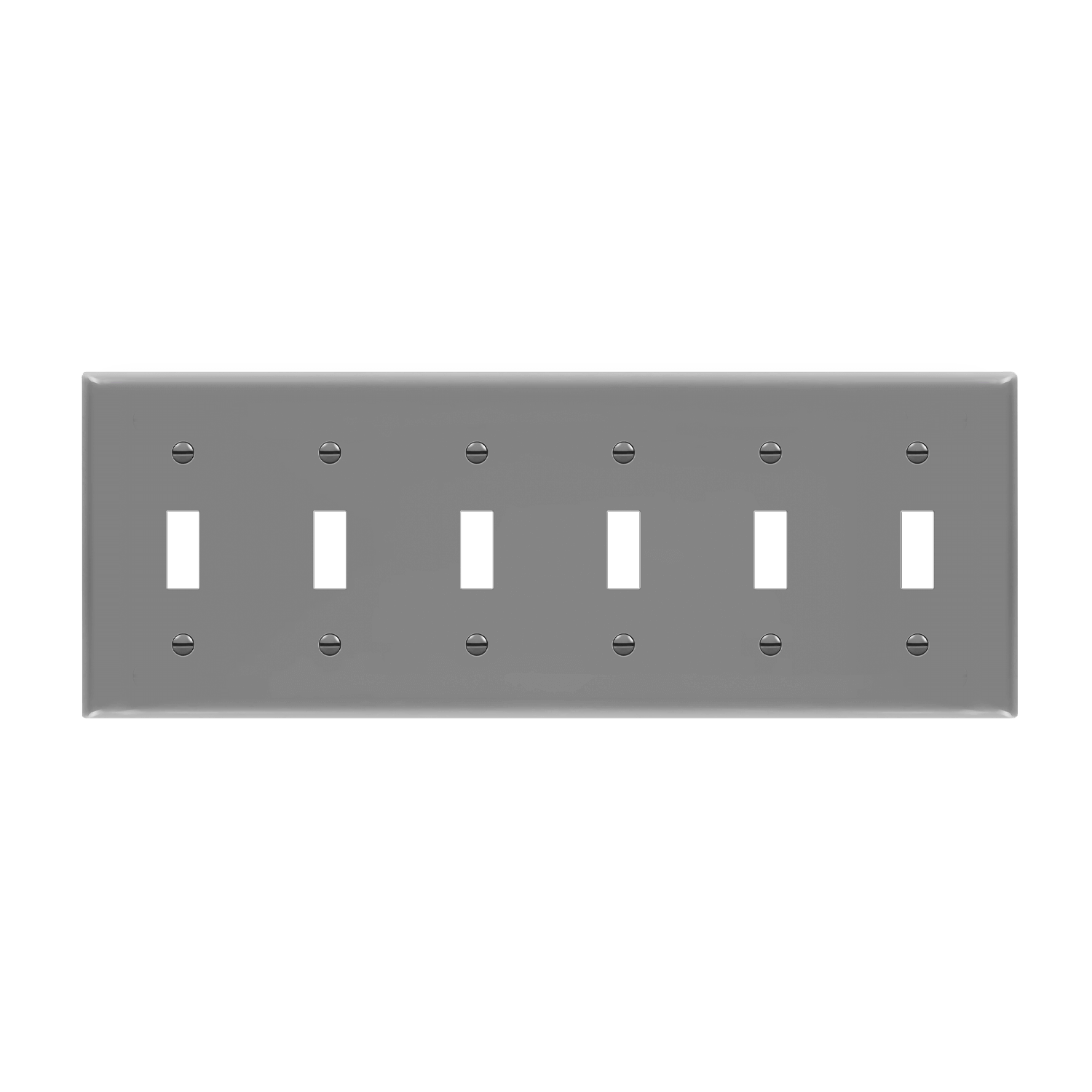 ENERLITES 8816M mid-size six-gang toggle switch wall plate