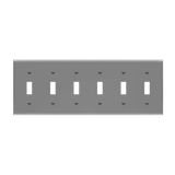 ENERLITES 8816M mid-size six-gang toggle switch wall plate