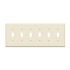 ENERLITES 8816M mid-size six-gang toggle switch wall plate