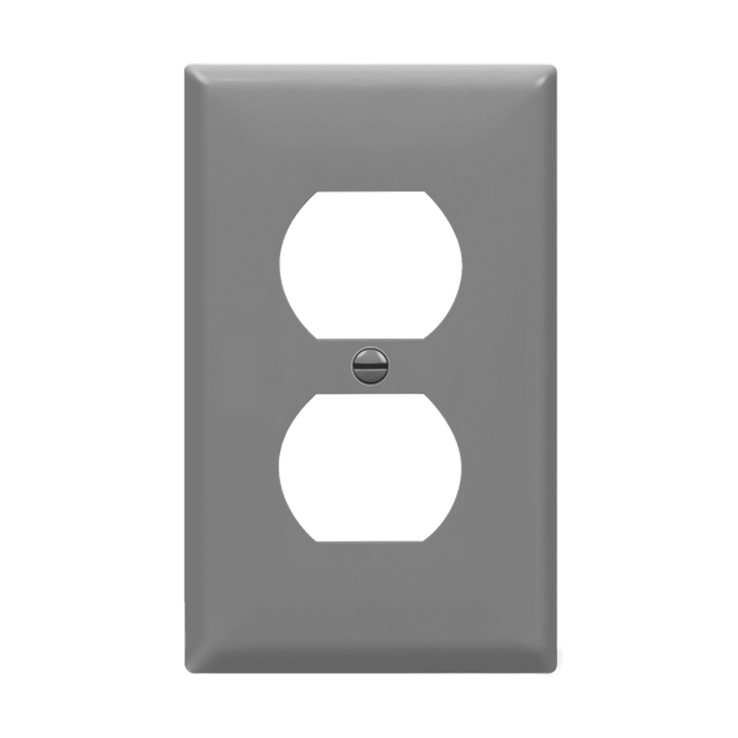 1-Gang Duplex Wall Plate | Standard Size | Residential Grade | Enerlite 8821