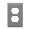 1-Gang Duplex Wall Plate | Standard Size | Residential Grade | Enerlite 8821