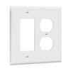 ENERLITES 882131M combination two-gang duplex and decorator wall plate