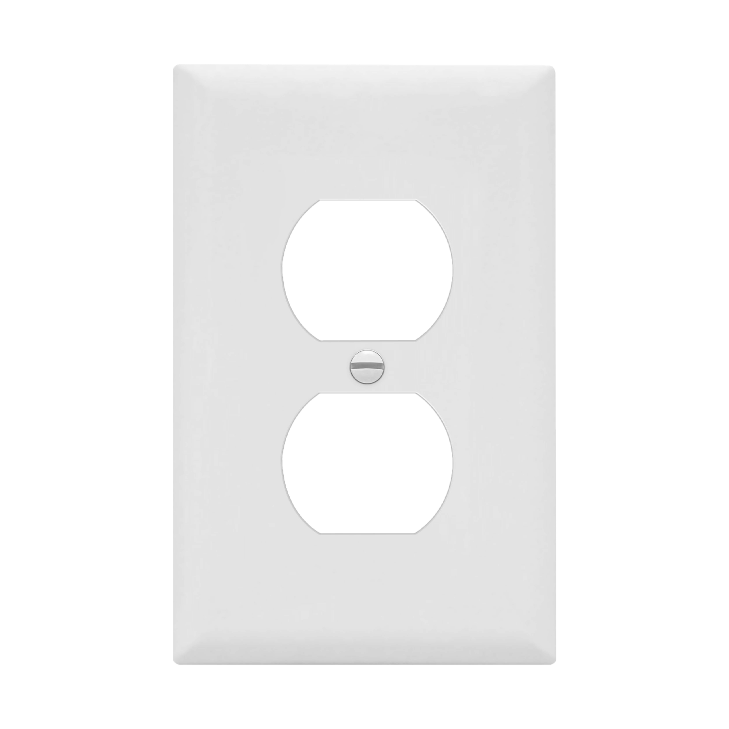 1-Gang Duplex Wall Plate | Mid-Size | Residential Grade | Enerlites 8821M