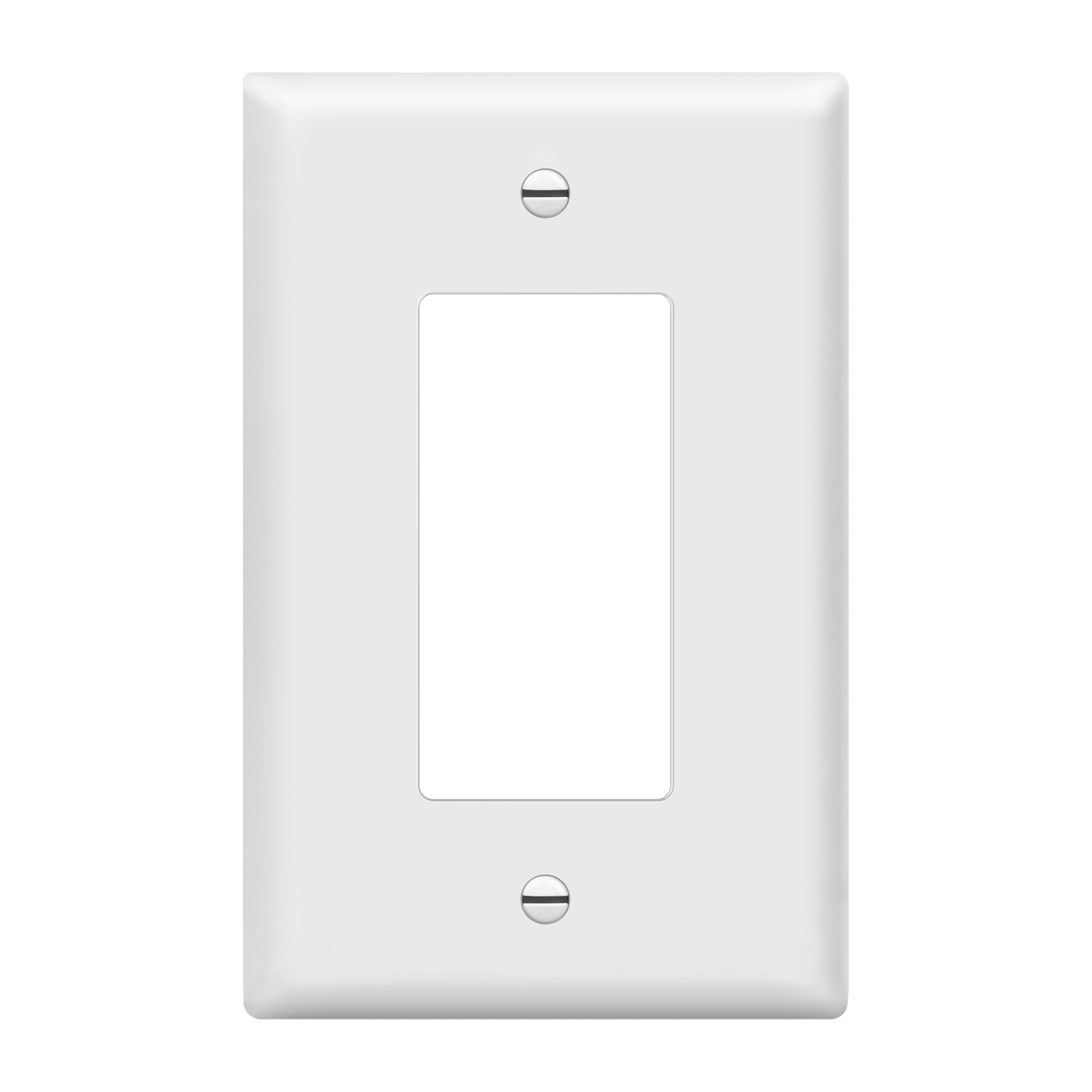 1-Gang Decorator Wall Plate | Mid-Size | Matte Finish | Enerlites 8831M-M