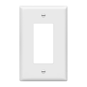 1 gang decorator GFCI wall plate matte finish mid size thermoplastic - Available at Electrical Marketplace