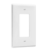 durable polycarbonate wall plate for GFCI outlet with clean modern design