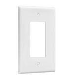 durable polycarbonate wall plate for GFCI outlet with clean modern design