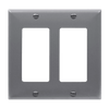 8832 wall plate – easy to clean and install two-gang cover