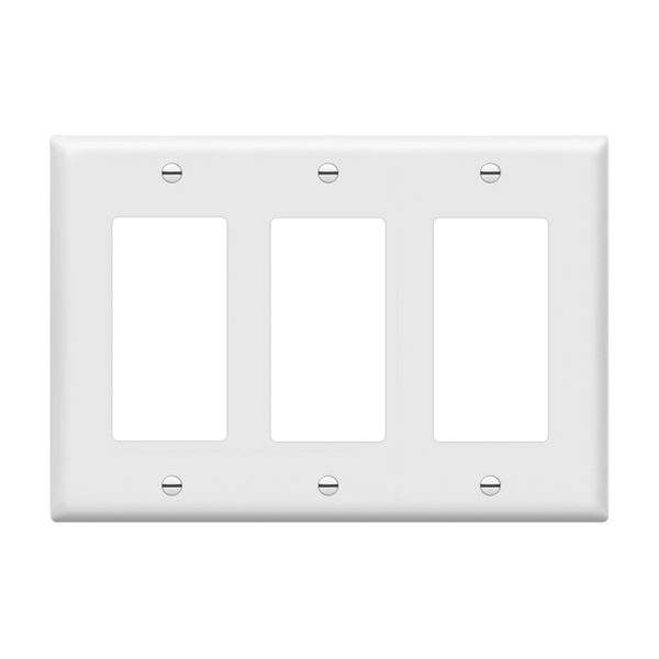 3-Gang Decorator Wall Plate | Standard Size