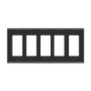 ENERLITES 8835 Decorator/GFCI five-gang thermoplastic wall plate