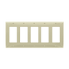 ENERLITES 8835 Decorator/GFCI five-gang thermoplastic wall plate