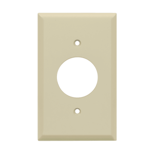I gang Single Receptacle wall plate