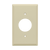 I gang Single Receptacle wall plate