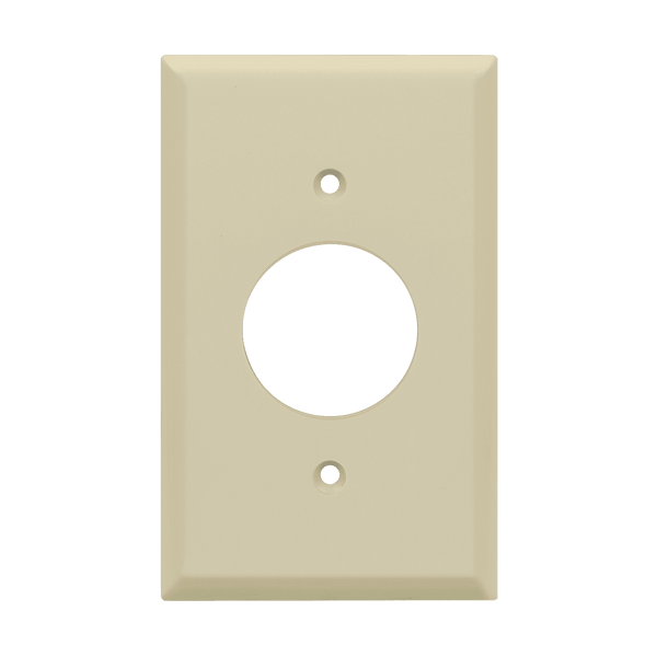 Residential Grade, Single Receptacle Plate, 1.406