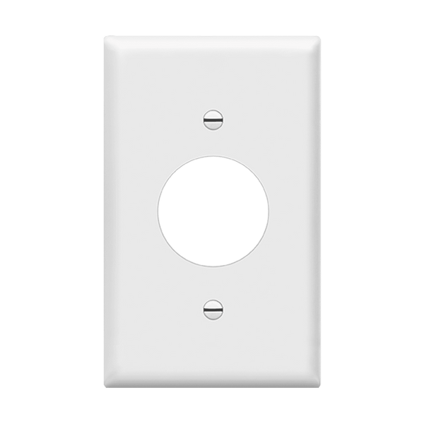 1 Gang, Single Receptacle Plate | Residential Grade