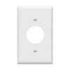 Enerlites 8851 Single Receptacle One-Gang Wall Plate – Front View