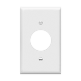 Enerlites 8851 Single Receptacle One-Gang Wall Plate – Front View