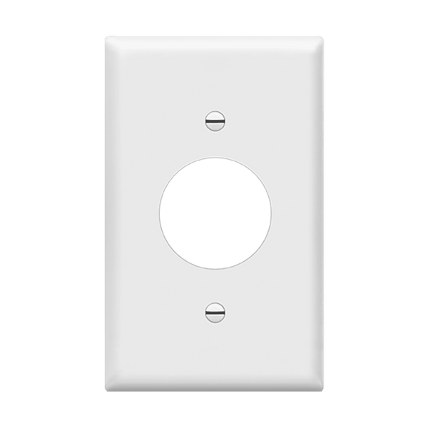 1-Gang Single Receptacle Wall Plate | Residential Grade
