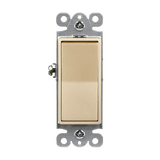 Enerlites 91150 single pole decorator paddle switch white finish