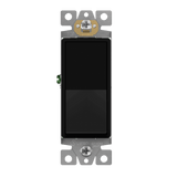 Side view showing narrow body and push-in wiring terminals