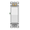 Enerlites 91150-M Matte Finish Residential Grade Single-Pole Decorator Switch
