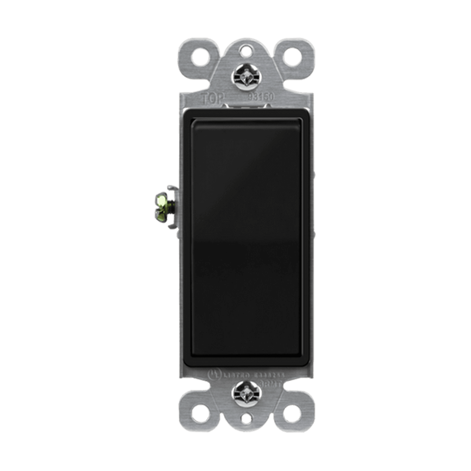 Modern paddle-style wall switch UL listed