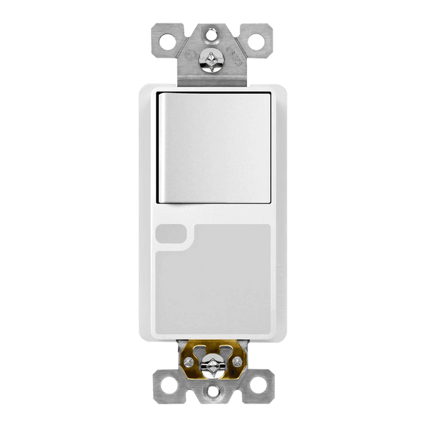 15 Amp 1-Gang 3-Way Decorator Switch With Guidelight | 120V| Residential Grade