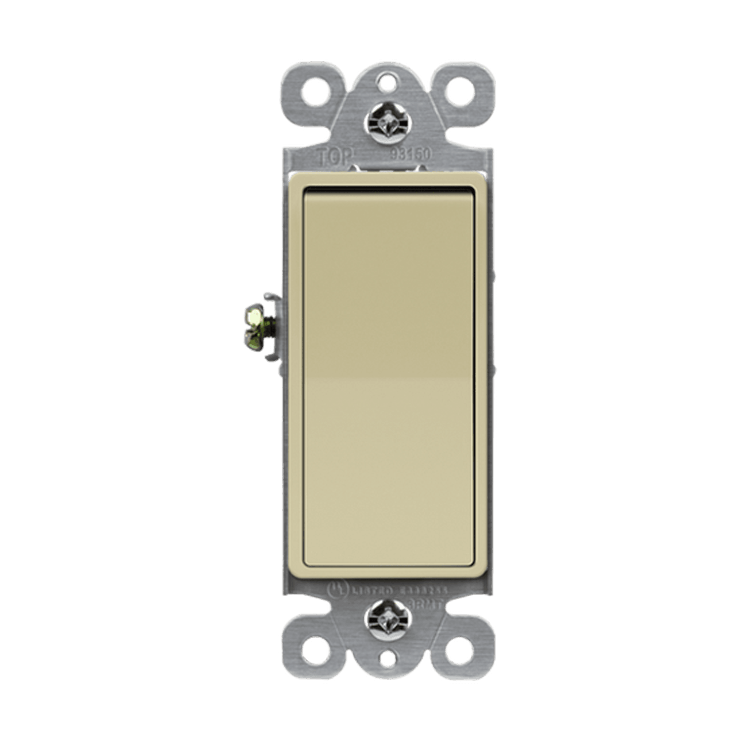 Enerlites 93150 decorator switch side and push-in wiring