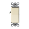 15A residential-grade three-way light switch white finish