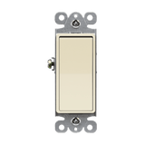 15A residential-grade three-way light switch white finish