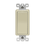Decorator Style Four-Way Light Switch Installed in Wall
