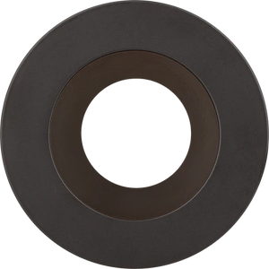 Aster 3-inch black round LED trim with clip-in mounting for recessed lighting, wet location rated - Available at Electrical Marketplace