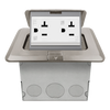 1-Gang Pop-up Floor Box with 20 Amp Tamper/Weather Resistant Decorator Receptacle