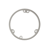 ENERLITES 975509-C brass and 975509-S nickel-plated brass 4-1/4” round floor box mounting ring compatible with ENERLITES covers
