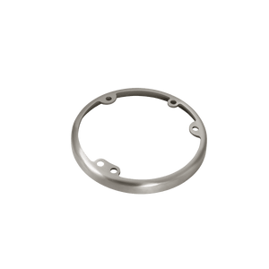ENERLITES 975509-C brass and 975509-S nickel-plated brass 4-1/4” round floor box mounting ring compatible with ENERLITES covers - Available at Electrical Marketplace