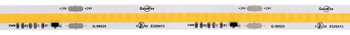 5.5W 24V COB Dim-to-Warm LED tape light roll, high CRI 94, 2600K–1800K, flexible indoor strip lighting
