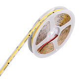 5.5W 24V COB Dim-to-Warm LED tape light roll, high CRI 94, 2600K–1800K, flexible indoor strip lighting