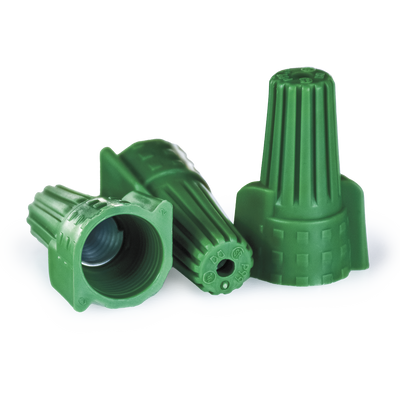 Winged Green Wire Connectors | UL Listed | Bag of 500 | High-Torque Electrical Twist-On Caps