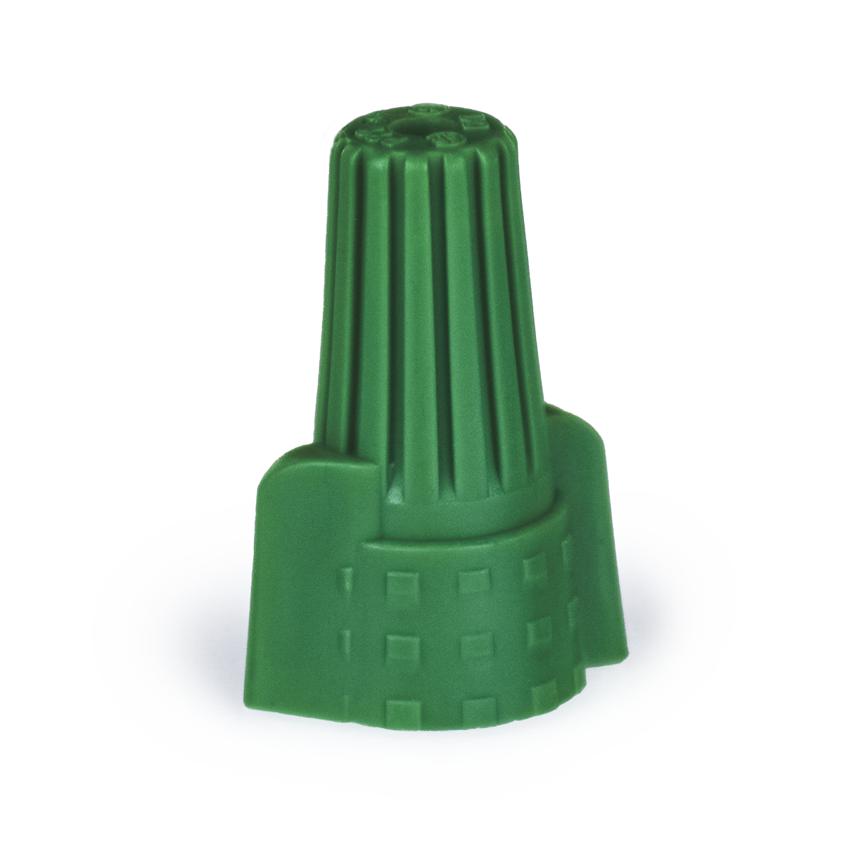 Bulk pack of 500 winged green wire connectors, UL listed twist-on caps for high-torque residential and commercial electrical wiring