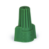 Bulk pack of 500 winged green wire connectors, UL listed twist-on caps for high-torque residential and commercial electrical wiring