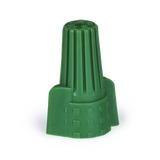 Bulk pack of 500 winged green wire connectors, UL listed twist-on caps for high-torque residential and commercial electrical wiring