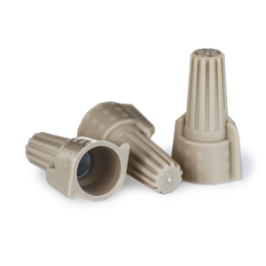 500 Tan Wire Connectors Winged UL Listed