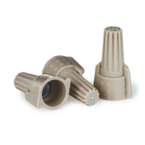 Winged Tan wire nuts