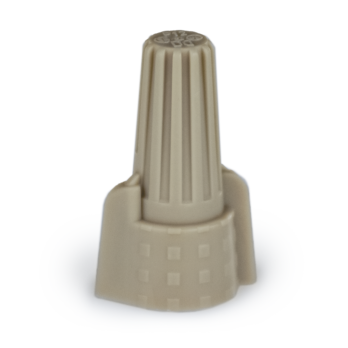 Bulk pack of 500 tan winged wire connectors, UL listed twist-on caps for residential and commercial electrical wiring